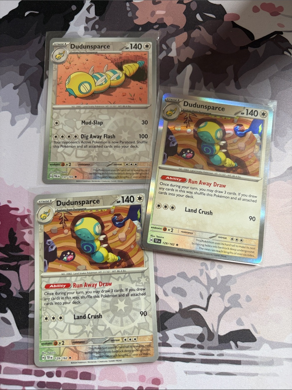 Dudunsparce Reverse Holo Holo Pokémon Card Lot Multiple Artworks TCG ✨5/$25✨
